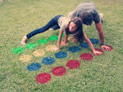 Kids Playing Twister
